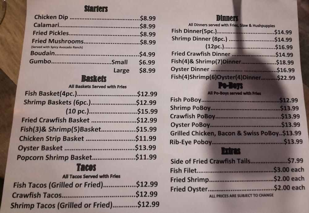 Wade's Place Menu image 2